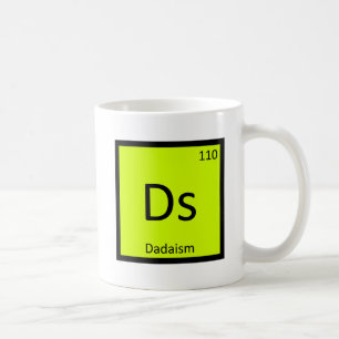 Ds - Dadaïsme Kunst Chemie Periodiek Systeem Symbo Koffiemok