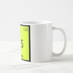 Ds - Dadaïsme Kunst Chemie Periodiek Systeem Symbo Koffiemok