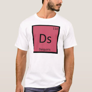 Ds - Darmstadtium Scheikunde Periodiek Systeem Sym T-shirt