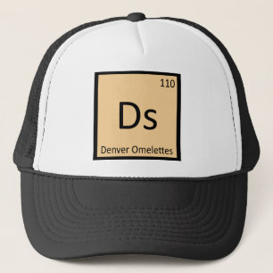 Ds - Denver Omeletten Chemie Periodiek Systeem Trucker Pet