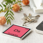 Ds - Descartes Grappige Chemie Elementsymbool T-sh Sleutelhanger (Zijkant)