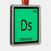 Ds - Diakever Meme Chemistry Periodic Table Metalen Ornament (Rechts)