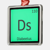 Ds - Diakever Meme Chemistry Periodic Table Metalen Ornament (Links)