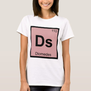 Ds - Diomedes Grieks Scheikunde Periodiek Systeem T-shirt