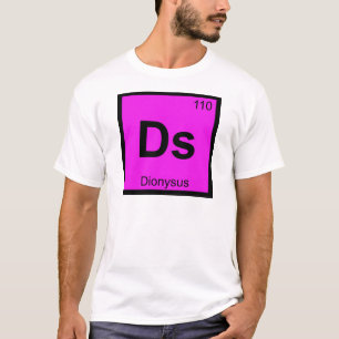 Ds - Dionysus God Scheikunde Periodiek Systeem Sym T-shirt