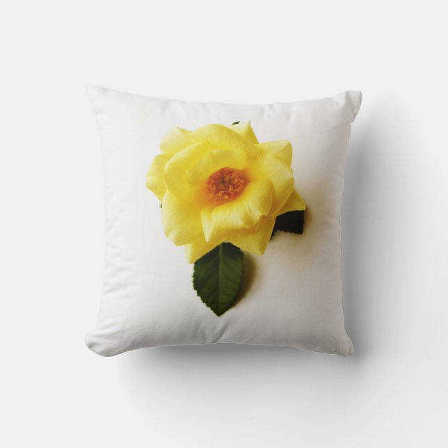 DS Zonnebloem of Gele Rose tpcnm Kussen (Voorkant)