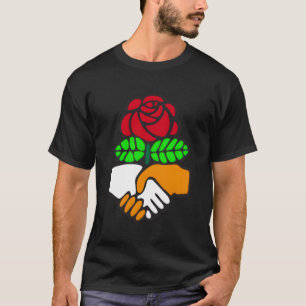 DSA Democratische Socialisten van Amerika Handdruk T-shirt