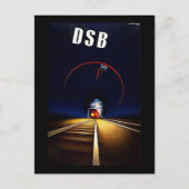 DSB Danske Statsbaner Danish State Railways Train Briefkaart (Voorkant)