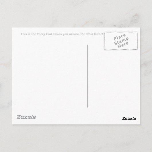 DSC00461, Cincinnati, OH Briefkaart (Achterkant)