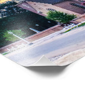 DSC02400-2-Bruton Parochiekerk bij zonsondergang Foto Afdruk (Hoek)