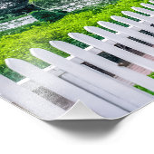 DSC02417-Col' Williamsburg House met Piket Fence Foto Afdruk (Hoek)