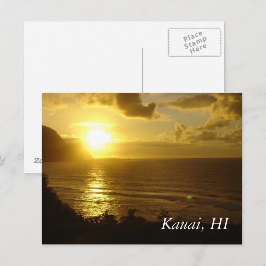 DSC02541, Kauai, HI Briefkaart (Voorkant / Achterkant)