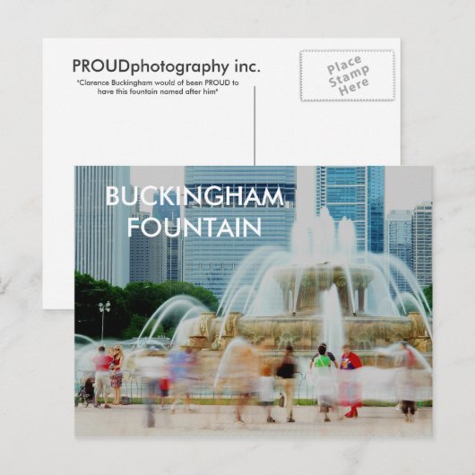 DSC04557, BUCKINGHAM FOUNTAIN BRIEFKAART (Voorkant / Achterkant)