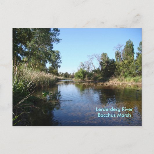 DSC04673, Lerderg River, Bacchus Marsh Briefkaart (Voorkant)