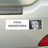 DSC04811, VIVA ANASTASIA BUMPERSTICKER (Op auto)