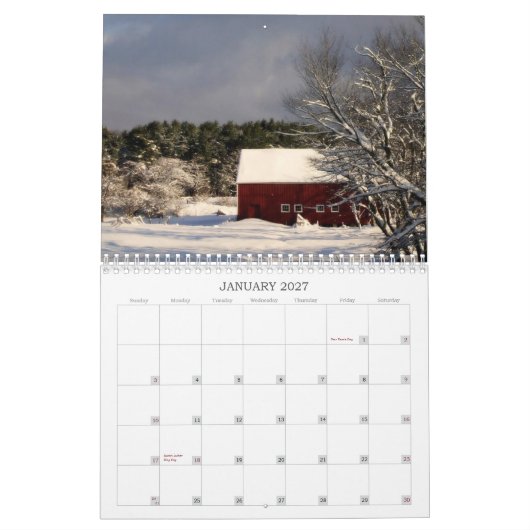 DSC_0022, Visies of New Hampshire Kalender (Jan 2027)