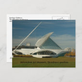 DSC_0127, Milwaukee Art Museum, Quadracci pavilion Briefkaart (Voorkant / Achterkant)