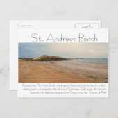 DSC_0217, St. Andrews Beach, hier afgebeeld, The.. Briefkaart (Voorkant / Achterkant)