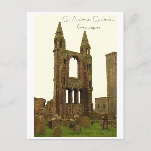 DSC_0239, St Andrews Cathedral Graveyard, Foto... Briefkaart (Voorkant)