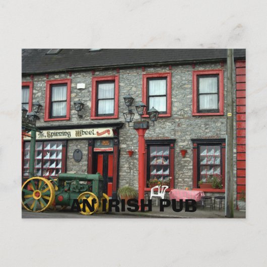 DSC_0588.NEF, EEN IRISH PUB BRIEFKAART (Voorkant)