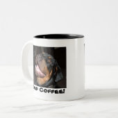 DSCF0313, DSCF0313, ik heb koffie nodig!, ik heb k Tweekleurige Koffiemok (Voorkant links)