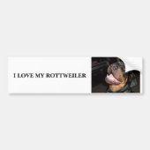 DSCF0313, IK HOU VAN MIJN ROTTWEILER BUMPERSTICKER (Voorkant)