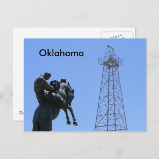 DSCF0885, Oklahoma Briefkaart (Voorkant / Achterkant)