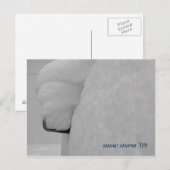 DSCF1089, sneeuw storm '09 Briefkaart (Voorkant / Achterkant)