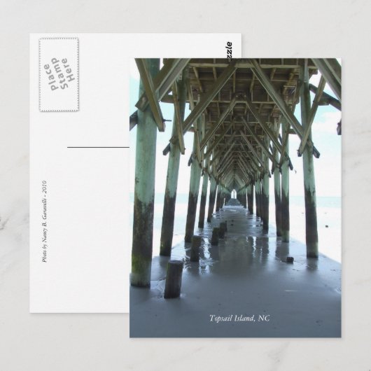 DSCF2806, Topsail Island, NC Briefkaart (Voorkant / Achterkant)