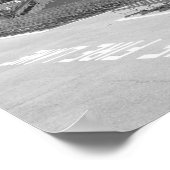 DSCF7656bw, Saratoga Raceway, sinds 3 augustus 186 Poster (Hoek)