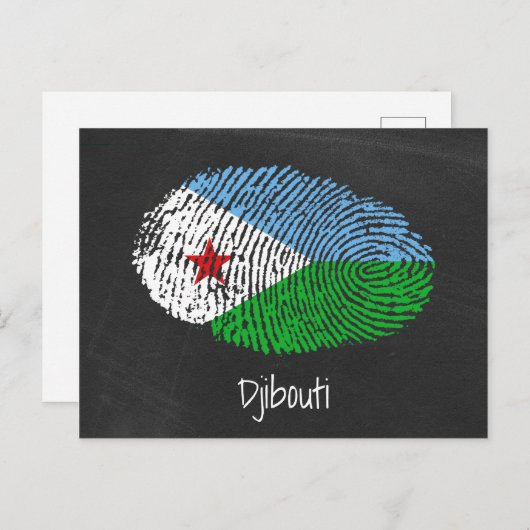 Dschibuti Briefkaart (Voorkant / Achterkant)