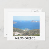 DSCN0492, MILOS GRIEKENLAND... BRIEFKAART (Voorkant / Achterkant)