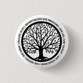 DSCUMC CSRW Round-Button - wit Ronde Button 3,2 Cm (Voorkant)