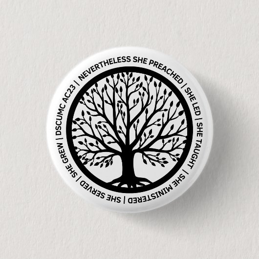 DSCUMC CSRW Round-Button - wit Ronde Button 3,2 Cm (Voorkant)