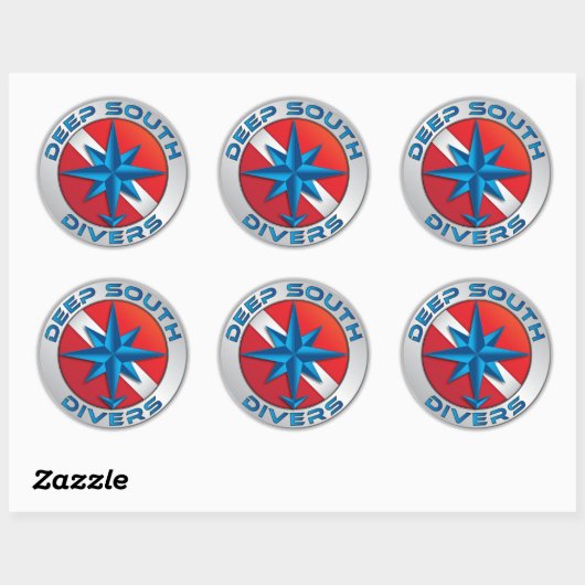 DSD Ronde Sticker (2 maten) (Vel)