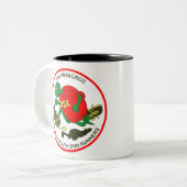 DSE_dingen Tweekleurige Koffiemok (Voorkant links)