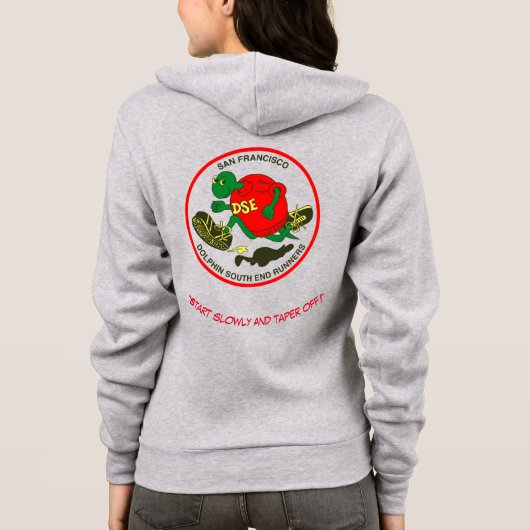 DSE sweatshirt met logo en slogan (Achterkant)