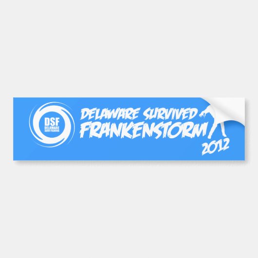 DSF Frankenstorm Bumpersticker (Voorkant)