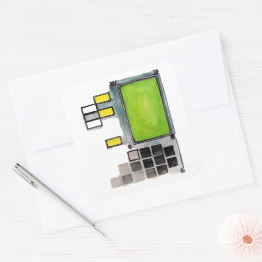 DSKY Apollo Begeleiding Computer Sticker (Envelop)