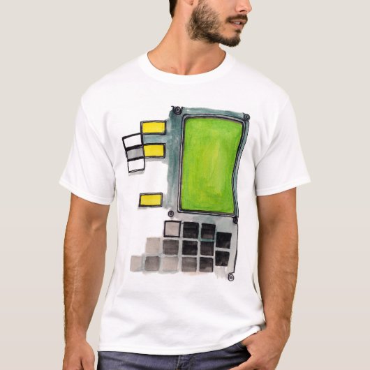 DSKY Apollo Computer T-shirt (Voorkant)