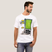 DSKY Apollo Computer T-shirt (Voorkant volledig)