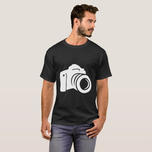 DSLR-camera T-shirt (Voorkant volledig)