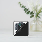 DSLR-cameralenzen voor fotografen Vierkante Visitekaartje (Staand voorkant)