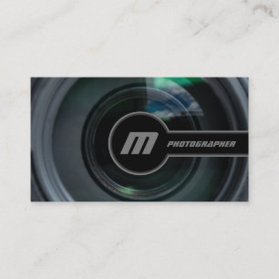 DSLR-cameralenzen voor fotografen Visitekaartje