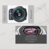 DSLR-cameralenzen voor fotografen Visitekaartje (Voorkant / Achterkant)