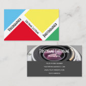 DSLR-cameralenzen voor fotografen Visitekaartje (Voorkant / Achterkant)