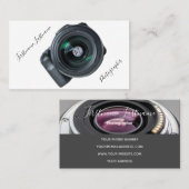 DSLR-cameralenzen voor fotografen Visitekaartje (Voorkant / Achterkant)