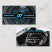 DSLR-cameralenzen voor fotografen Visitekaartje (Voorkant / Achterkant)