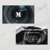 DSLR-cameralenzen voor fotografen Visitekaartje (Voorkant / Achterkant)