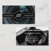 DSLR-cameralenzen voor fotografen Visitekaartje (Voorkant / Achterkant)